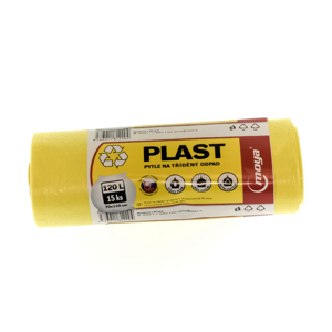 120l žlté vrecia na plasty - 2 balenie