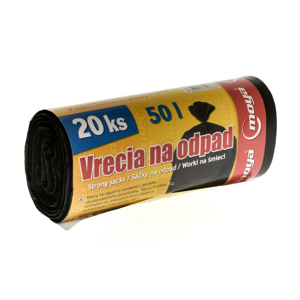50l čierne vrecia na odpad - 3 balenia