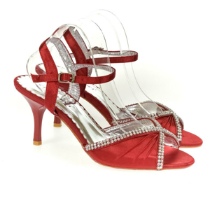 Dámske červené sandále MILADO