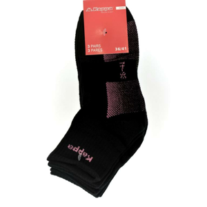 Dámske čierne ponožky KAPPA 111