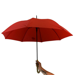 Dámsky červený palicový dáždnik SUZI