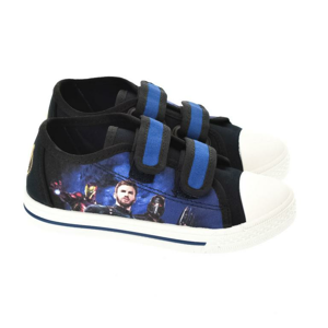 Detské modro-čierne topánky AVENGERS