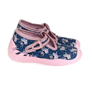 Detské ružovo-modré topánky SIMONA