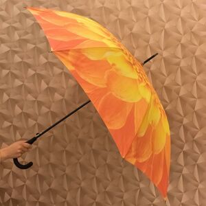 Oranžový dáždnik KVET