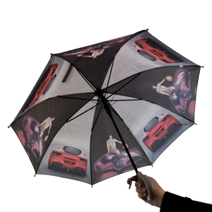 Pánsky sivý dáždnik CARS