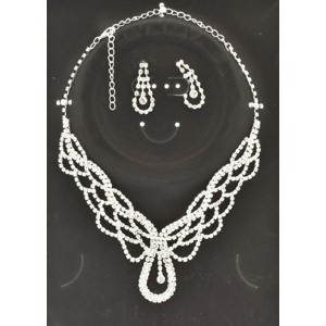 Strieborný set bižutérie 13