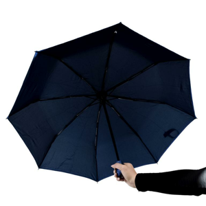 Unisex tmavo-modrý dáždnik ANTONI