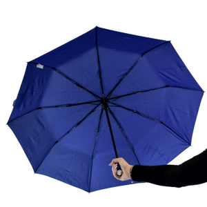Unisex tmavo-modrý dáždnik TAZMIN
